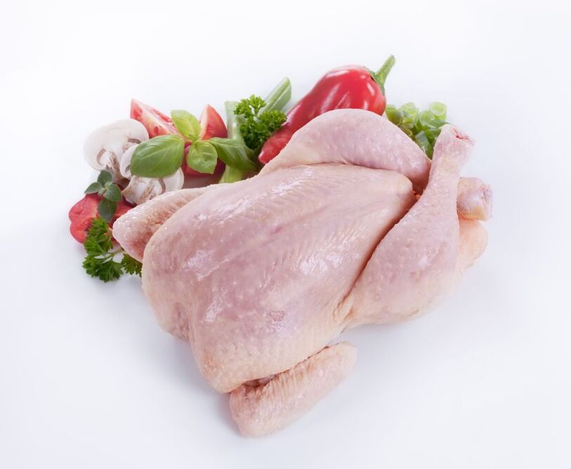 Le troisième jour du régime à 6 pétales, vous pouvez manger du poulet en quantité illimitée. 